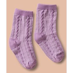 Cute Walk by Babyhug Non Terry Cotton Knit Ankle Length Anti Bacterial Socks With Floral Design Pack Of 3 - Multicolour