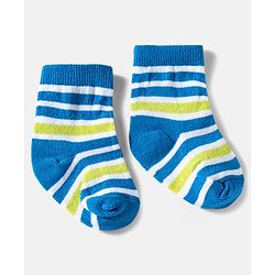 Cute Walk by Babyhug Ankle Length Anti Bacterial Socks with Panda Design Pack of 3 - Multicolour