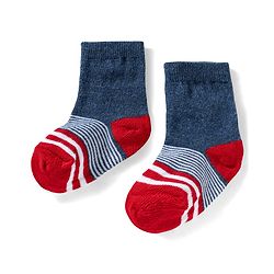 Cute Walk by Babyhug Ankle Length Anti Bacterial Socks with Star Design Pack of 3 - Navy