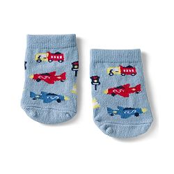 Cute Walk by Babyhug Ankle Length Anti Bacterial Socks with Vehicle Design Pack of 3 - Multicolour