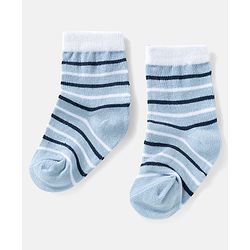 Cute Walk by Babyhug Ankle Length Anti Bacterial Socks with Snow Bear Design Pack of 3 - Multicolour