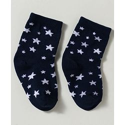 Cute Walk by Babyhug Non Terry Knit Ankle Length Anti Bacterial Striped & Lion Designed Socks Pack of 3 - Multicolor