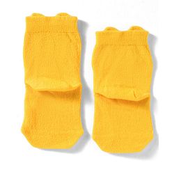 Cute Walk by Babyhug Non Terry Cotton Knit Ankle Length Anti Bacterial Socks With Animal Design Pack Of 3 - Multicolour