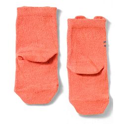 Cute Walk by Babyhug Non Terry Cotton Knit Ankle Length Anti Bacterial Socks With Animal Design Pack Of 3 - Multicolour