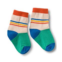 Cute Walk by Babyhug Non Terry Cotton Knit Ankle Length Anti Bacterial Socks With Dino Design Pack Of 3 - Multicolour