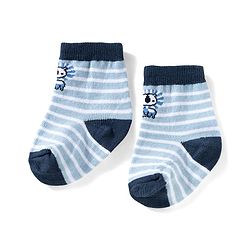Cute Walk by Babyhug Ankle Length Anti Bacterial Socks with Zebra Design Pack of 3 - Multicolour
