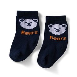 Cute Walk by Babyhug Non Terry Knit Ankle Length Anti Bacterial Socks With Stripes & Animal Design Pack of 3 - Green Navy Blue & White