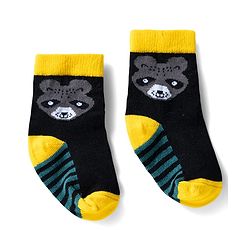 Cute Walk by Babyhug Ankle Length Anti Bacterial Socks with Fox Design Pack of 3 - Multicolour