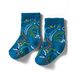 Cute Walk by Babyhug Non Terry Knit Ankle Length Anti Bacterial Socks With Stripes & Star Design Pack of 3 - Yellow Blue & White
