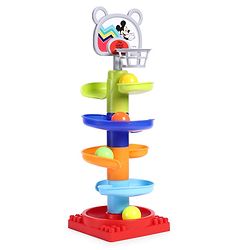 Babyhug Disney Mickey Rolling & Swirling Ramp Drop Ball Toy| 5-Layer Ball Tower| Visual Tracking & Motor Development| Improves Hand-Eye Coordination| Gifting for 3+ Yrs Boys & Girls| BIS Certified