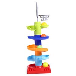 Babyhug Disney Mickey Rolling & Swirling Ramp Drop Ball Toy| 5-Layer Ball Tower| Visual Tracking & Motor Development| Improves Hand-Eye Coordination| Gifting for 3+ Yrs Boys & Girls| BIS Certified