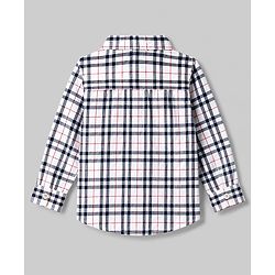 Babyhug Cotton Woven Shirt Full Sleeve Regular Collar Check Multi 12-18 Months