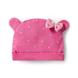 Babyhug 100% Cotton Interlock Knit Full Sleeves Inner Wear Set With Cap Mittens & Booties  - Baby Pink