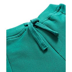 Babyhug Cotton Knit Full Length Lounge Pant With Text Badge - Mint Green