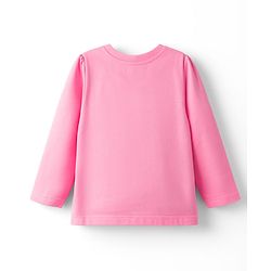 Babyhug Cotton Knit Full Sleeves Night Suit With Floral Print - Pink