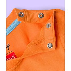 Babyhug Disney Single Jersey Knit Half Sleeves T-Shirts with Mickey Mouse Graphic Pack of 3 - Light Blue Orange & White