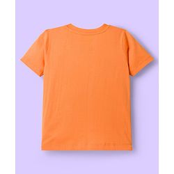 Babyhug Disney Single Jersey Knit Half Sleeves T-Shirts with Mickey Mouse Graphic Pack of 3 - Light Blue Orange & White