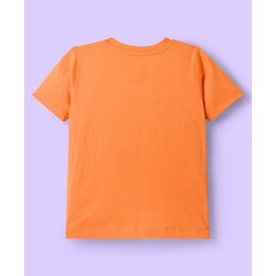 Babyhug Disney Single Jersey Knit Half Sleeves T-Shirts with Mickey Mouse Graphic Pack of 3 - Light Blue Orange & White