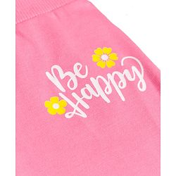 Babyhug Single Jersey Knit Full Length Lounge Pants with Floral Print & Bow Applique Pack of 3 - Multicolor