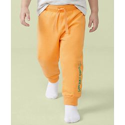 Babyhug Cotton Knit Full Length Striped & Fun Ready Printed Lounge Pants Pack of 3 - Multicolor