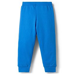 Babyhug Cotton Knit Full Length Striped & Fun Ready Printed Lounge Pants Pack of 3 - Multicolor