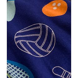 Babyhug Cotton Knit Full Length Striped & Printed Lounge Pants Pack of 3 - Multicolor