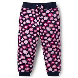 Babyhug Single Jersey Knit Full Length Lounge Pants With Floral & Polka Dot Print Pack of 3 - Multicolor