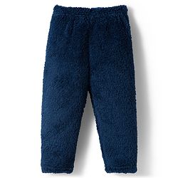 Babyhug Velour Knit Full Sleeves Winter Wear Night Suit With Bear Embriodery - Navy Blue