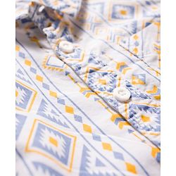 Babyhug Cotton Woven Full Sleeves Printed Shirt & Trouser Set - Beige