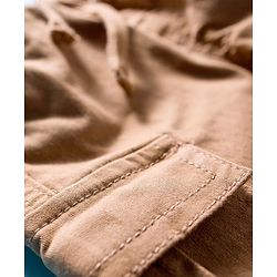 Babyhug Cotton Woven Full Sleeves Printed Shirt & Trouser Set - Beige