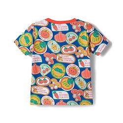 Babyhug Cotton Knit Half Sleeves T-Shirt with Tropical Theme Print - Multicolor