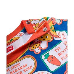 Babyhug Cotton Knit Half Sleeves T-Shirt with Tropical Theme Print - Multicolor