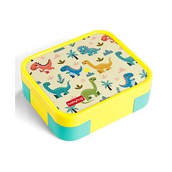 Babyhug 3 Compartment Insulated Lunch Box- Space Theme Navy Blue| 450 ml + 200 ml + 200 ml| BPA Free| Food Grade| Individual Air Tight Lids| School Lunch & Snack Box| Perfect for Travel - Blue