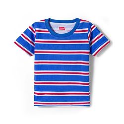 Babyhug Cotton Knit Half Sleeves T-Shirts with Vehicle Print & Stripes Pack of 3 - Red Yellow & Blue