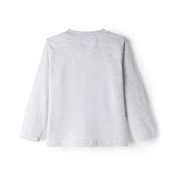 Babyhug Cotton Knit Full Sleeves Night Suit With Heart Print - White & Red