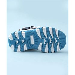 Cute Walk by Babyhug Velcro Closure Sandals - Navy Blue