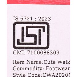 Cute Walk by Babyhug Velcro Closure Sandals - Navy Blue