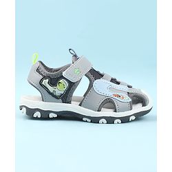 Cute Walk by Babyhug Velcro Closure Sandals - Light Blue
