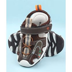 Cute Walk by Babyhug Velcro Closure Sandals - Light Blue
