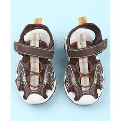 Cute Walk by Babyhug Velcro Closure Sandals - Light Blue