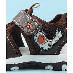 Cute Walk by Babyhug Velcro Closure Sandals - Light Blue