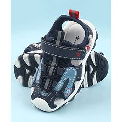 Cute Walk by Babyhug Velcro Closure Sandals - Light Blue