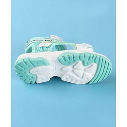 Cute Walk by Babyhug Velcro Closure Solid Sandals - Peach