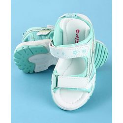 Cute Walk by Babyhug Velcro Closure Solid Sandals - Peach