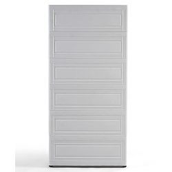 Babyhug 4 Layer Plastic Kids Wardrobe & Storage Cabinet with Wheels  Bear & Music - White| Multipurpose Organizer for Toys, Books & Clothes| Anti-Slip Base| Easy Assembly| Sturdy High Density Plastic