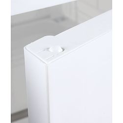 Babyhug 4 Layer High Density Plastic Storage Cabinet Bear & Balloon Easy to Assemble Storage Organizer Smooth Wheels Easy Access Draws Easy Maintenance Cloths Toys & Book Organizer- White