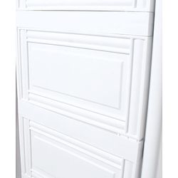 Babyhug 4 Layer High Density Plastic Storage Cabinet Bear & Balloon Easy to Assemble Storage Organizer Smooth Wheels Easy Access Draws Easy Maintenance Cloths Toys & Book Organizer- White