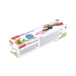 Babyhug Air Clay Art & Craft Set for Kids - Pack of 12 with 3 Sculpting Tools & 6 Eye Packs Enhances Creativity & Imagination Play Clay For 3 to 10 Years Kids Birthday Return Gift.