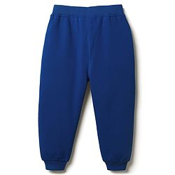 Babyhug Terry Knit Full Length Lounge Pant With Animal Print - Navy Blue