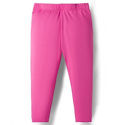 Babyhug Cotton Lycra Knit Full Length Solid Color Legging - Pink